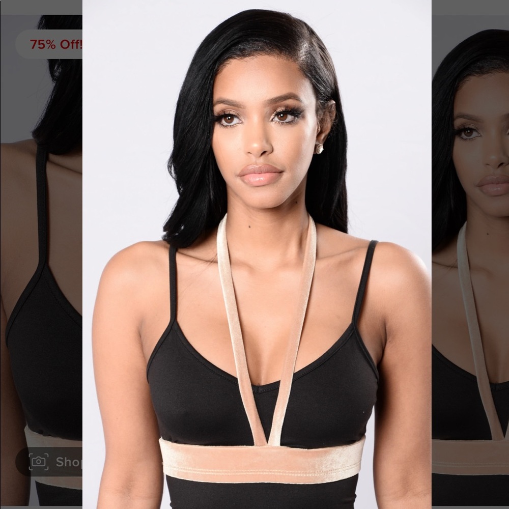 Fashion nova champagne hardness velvet